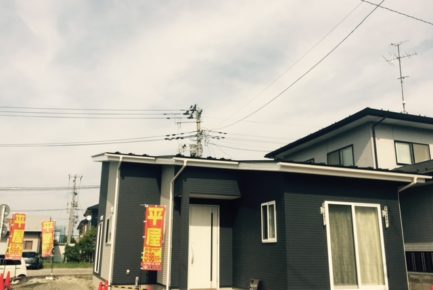 古川前田町平屋モデルハウス　全景1